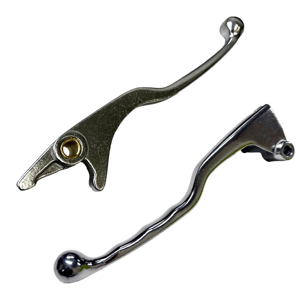 ブレーキ クラッチ レバー 左右 シルバー バイク ハーレー スポーツ